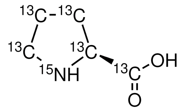 L-Proline-13C5,15N 98 atom % 15N, 98 atom % 13C, 95% (CP)