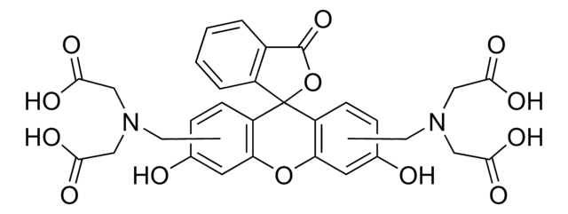 Calcein Used for the fluorometric determination of calcium and EDTA titration of calcium in the presence of magnesium.