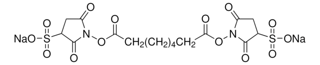 Suberic acid bis(3-sulfo-N-hydroxysuccinimide ester) sodium salt &#8805;95% (H-NMR), powder