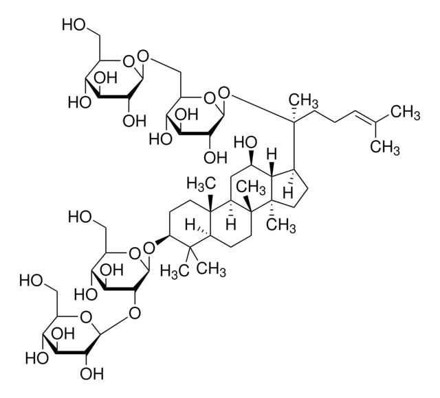 Ginsenoside-Rb1 from Panax ginseng (Korean ginseng) root &#8805;98% (HPLC), triterpenoid saponin