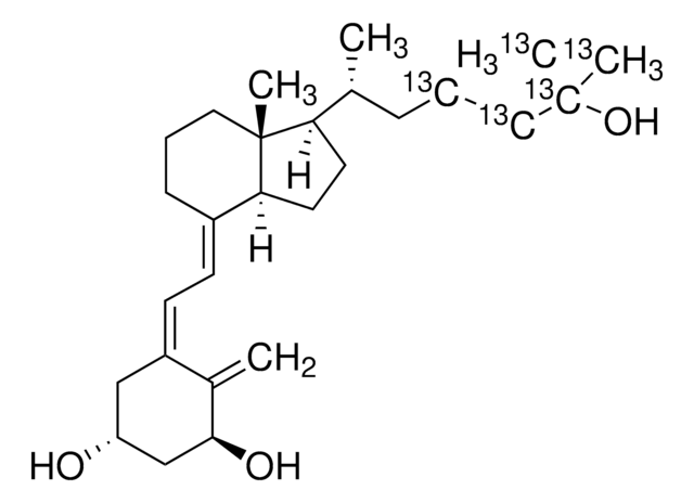 1&#945;,25-Dihydroxyvitamin D3-(23,24,25,26,27-13C5) solution 50&#160;&#956;g/mL in ethanol, &#8805;98 atom % 13C, &#8805;95% (CP)