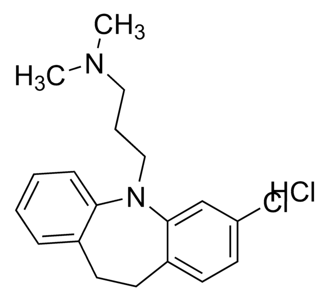 Clomipramine hydrochloride solution 1.0&#160;mg/mL in methanol (as free base), ampule of 1&#160;mL, certified reference material, Cerilliant&#174;