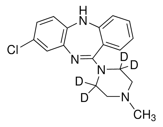 Clozapine-D4 solution 100&#160;&#956;g/mL in methanol, ampule of 1&#160;mL, certified reference material, Cerilliant&#174;