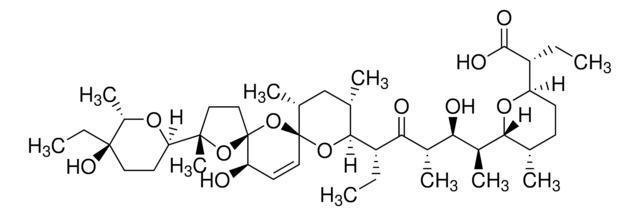 Salinomycin, Ready Made Solution from Streptomyces albus, &#8805;98% (HPLC)