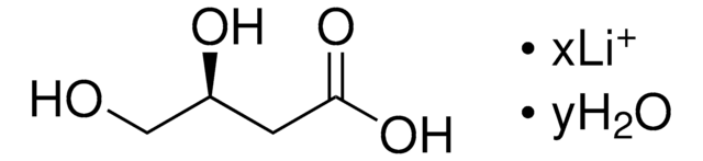 (S)-3,4-Dihydroxybutyric acid lithium salt hydrate &#8805;95.0% (GC)