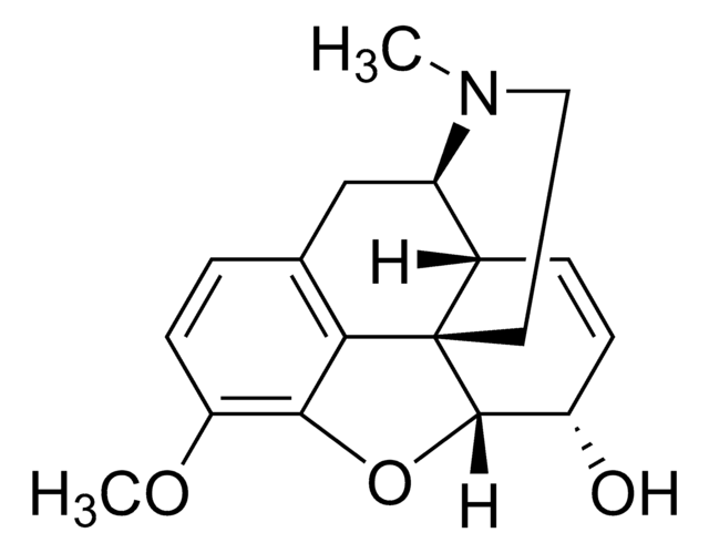 Codeine solution 1&#160;mg/mL in methanol, ampule of 1&#160;mL, certified reference material, Cerilliant&#174;