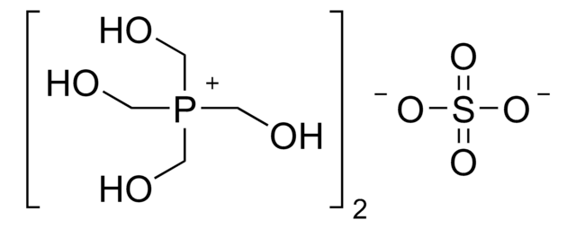 Bis[tetrakis(hydroxymethyl)phosphonium] sulfate solution technical, 70-75% in H2O (T)