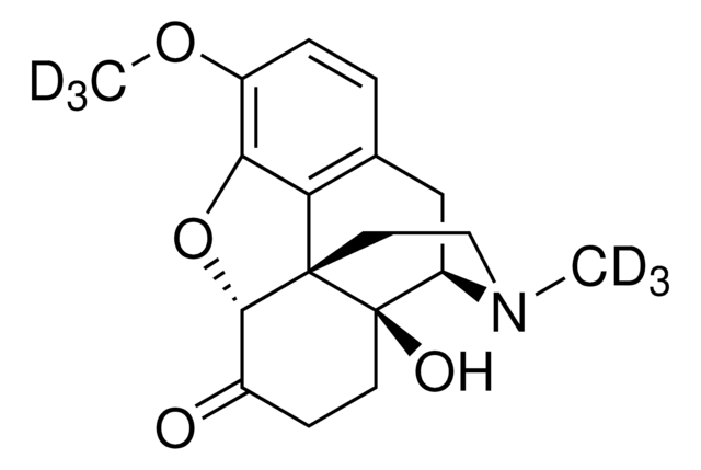 Oxycodone-D6 solution 1.0&#160;mg/mL in methanol, ampule of 1&#160;mL, certified reference material, Cerilliant&#174;