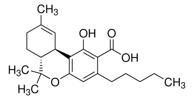 Delta9-Tetrahydrocannabinolic acid A solution 1.0&#160;mg/mL in acetonitrile, ampule of 1&#160;mL, certified reference material, Cerilliant&#174;