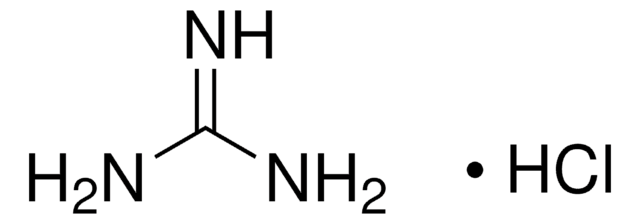 Guanidine hydrochloride solution Colorless liquid, 7.8 - 8.3 M, pH- 4.5 - 5.5