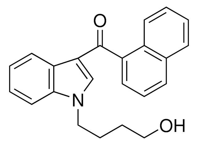 JWH-073 4-Hydroxybutyl metabolite solution 100&#160;&#956;g/mL in methanol, ampule of 1&#160;mL, certified reference material, Cerilliant&#174;