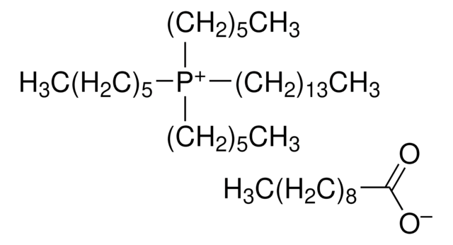 Trihexyltetradecylphosphonium decanoate &#8805;95.0% (NMR)