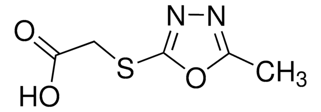 [(5-Methyl-1,3,4-oxadiazol-2-yl)thio]acetic acid AldrichCPR