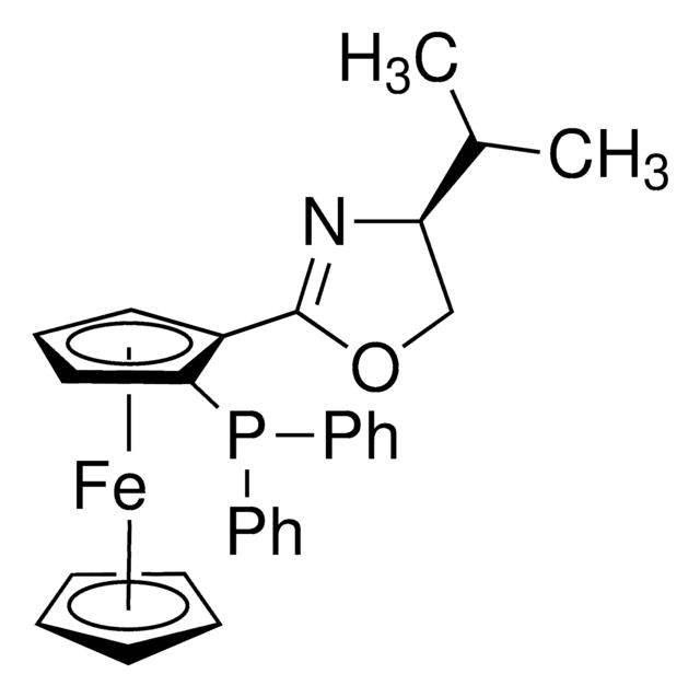 (S)[(Sp)-2-(Diphenylphosphino)ferrocenyl]-4-isopropyloxazoline 97%