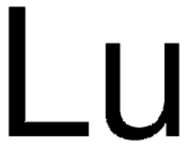 Lutetium foil, thickness 0.15&#160;mm, size 25 × 25&#160;mm, tolerance 0.2