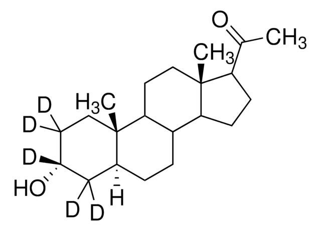 Allopregnanolone-2,2,3,4,4-d5 solution 100&#160;&#956;g/mL in methanol, &#8805;98 atom % D, &#8805;98% (CP)