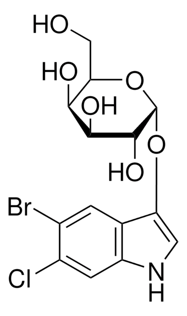 Magenta-Gal reagent for selection of recombinant bacterial clones