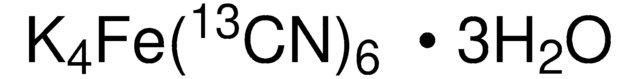 Potassium hexacyanoferrate(II)-13C6 trihydrate 99 atom % 13C, 98% (CP)