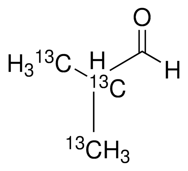 Isobutyraldehyde-(2-methyl,2,3-13C3) &#8805;99 atom % 13C, &#8805;97% (CP)