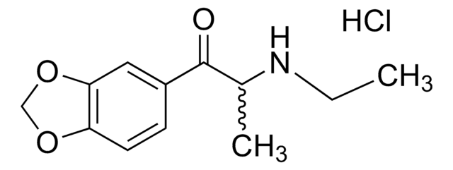 Ethylone hydrochloride 1.0&#160;mg/mL in methanol (as free base), ampule of 1&#160;mL, certified reference material, Cerilliant&#174;