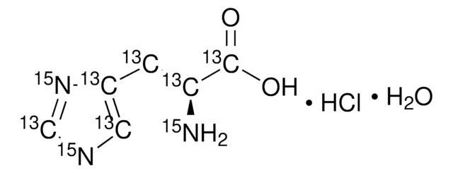 L-Histidine-13C6,15N3 hydrochloride monohydrate &#8805;98 atom %, 98% (CP)