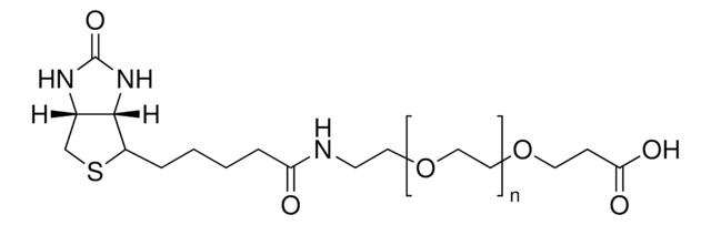 O-[2-(Biotinyl-amino)ethyl]-O&#8242;-(2-carboxyethyl)polyethylene glycol Mp 3,000