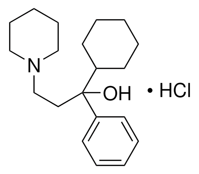 Trihexyphenidyl Hydrochloride pharmaceutical secondary standard, certified reference material