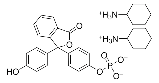 Phenolphthalein monophosphate bis(cyclohexylammonium) salt powder, &#8805;85% (TLC)