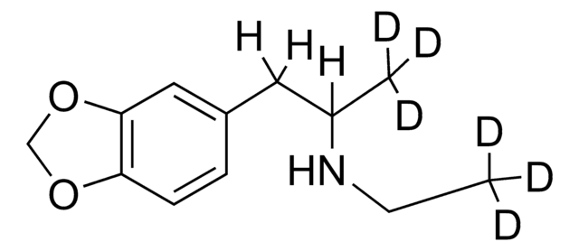 (±)-MDEA-D6 solution 1.0&#160;mg/mL in methanol, ampule of 1&#160;mL, certified reference material, Cerilliant&#174;