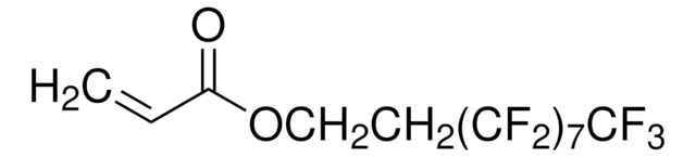 1H,1H,2H,2H-Perfluorodecyl acrylate contains 100&#160;ppm tert-butylcatechol as inhibitor, 97%