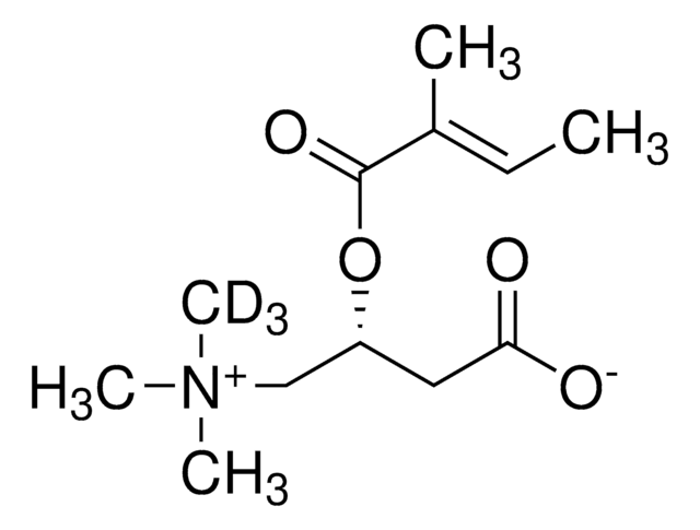 Tigloyl-L-carnitine-(N-methyl-d3) analytical standard