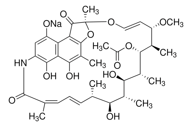 Rifamycin SV sodium salt potency: &#8805;900&#160;units (dry basis)