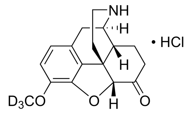 Norhydrocodone-d3 hydrochloride 100&#160;&#956;g/mL in methanol (as free base), ampule of 1&#160;mL, certified reference material, Cerilliant&#174;