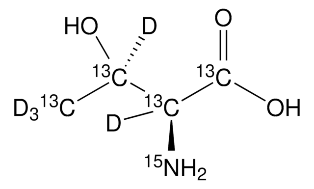 L-Threonine-13C4,15N,2,3,4,4,4-d5 98 atom % 15N, 98 atom % D, 99 atom % 13C, 95% (CP)