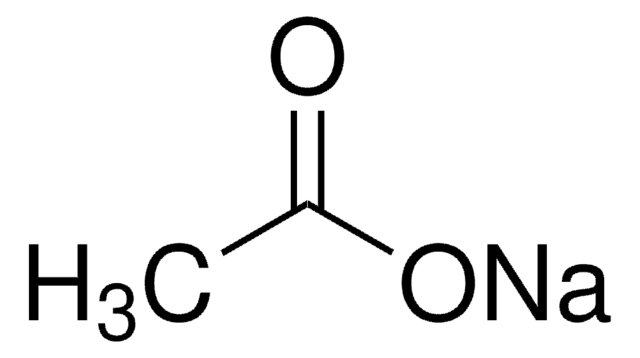 Sodium acetate anhydrous, for molecular biology, &#8805;99%