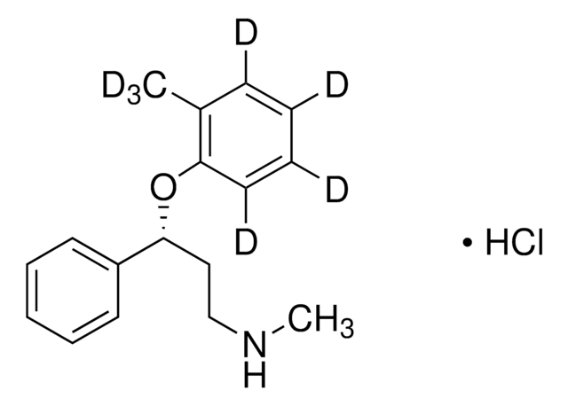 Atomoxetine-d7 hydrochloride solution 100&#160;&#956;g/mL in methanol (as free base), ampule of 1&#160;mL, certified reference material, Cerilliant&#174;