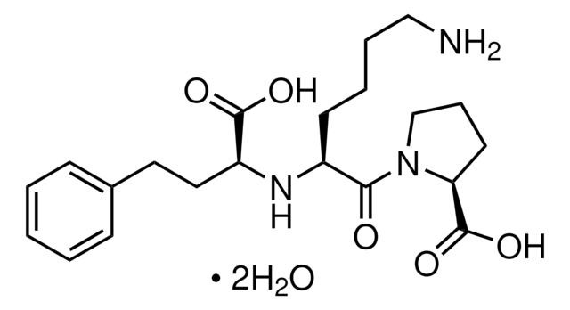 Lisinopril Pharmaceutical Secondary Standard; Certified Reference Material