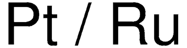 Platinum-ruthenium alloy on graphitized carbon extent of labeling: 20&#160;wt. % Pt loading, extent of labeling: 10&#160;wt. % Ru loading