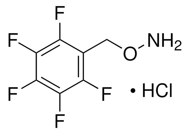 O-(2,3,4,5,6-Pentafluorobenzyl)hydroxylamine hydrochloride for GC derivatization, LiChropur&#8482;, &#8805;99.0% (AT)