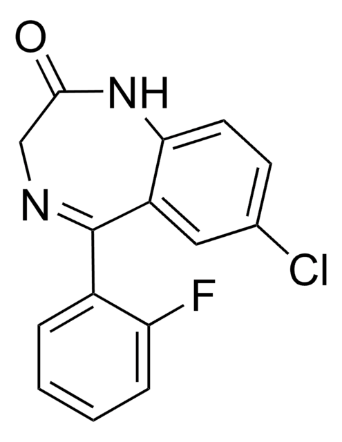 Desalkylflurazepam solution 1.0&#160;mg/mL in methanol, ampule of 1&#160;mL, certified reference material, Cerilliant&#174;