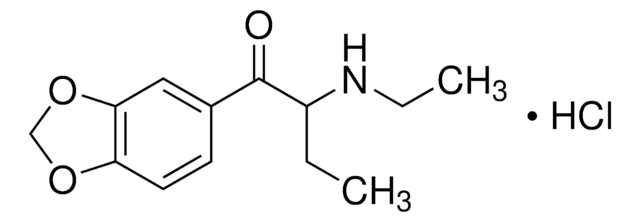 Eutylone hydrochloride solution 1.0&#160;mg/mL in methanol (as free base), ampule of 1&#160;mL, certified reference material, Cerilliant&#174;