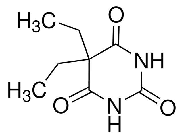 Barbital solution 1.0&#160;mg/mL in methanol, certified reference material, ampule of 1&#160;mL, Cerilliant&#174;