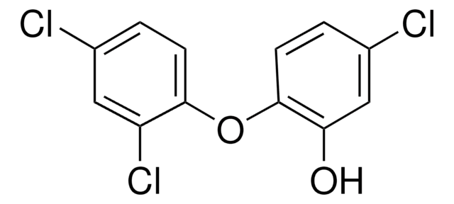 Triclosan certified reference material, TraceCERT&#174;, Manufactured by: Sigma-Aldrich Production GmbH, Switzerland