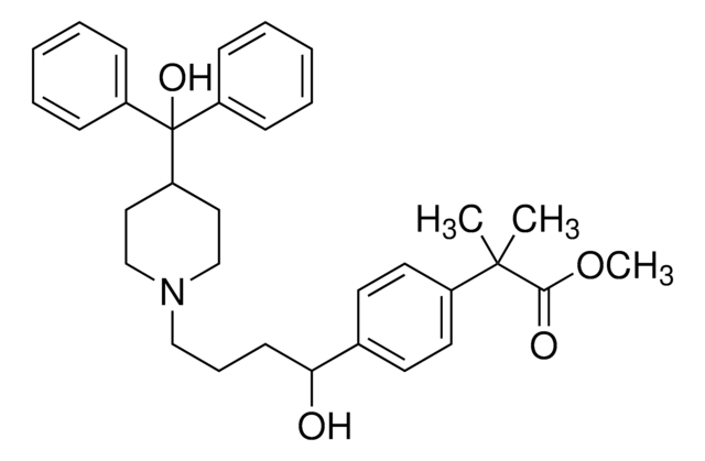 Fexofenadine methyl ester certified reference material, TraceCERT&#174;, Manufactured by: Sigma-Aldrich Production GmbH, Switzerland