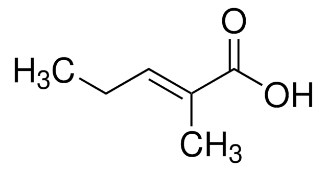 trans-2-Methyl-2-pentenoic acid &#8805;98%, FCC, FG