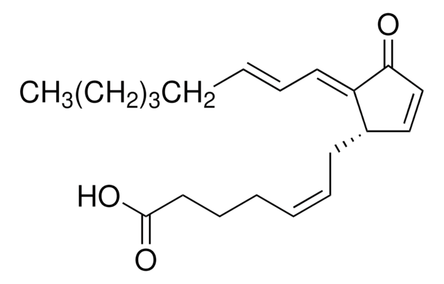 15-Deoxy-&#916;12,14-prostaglandin J2 &#8805;95% (HPLC), 1&#160;mg/mL in methyl acetate