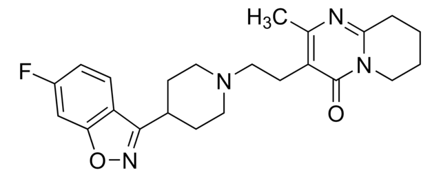 Risperidone solution 1.0&#160;mg/mL in methanol, ampule of 1&#160;mL, certified reference material, Cerilliant&#174;