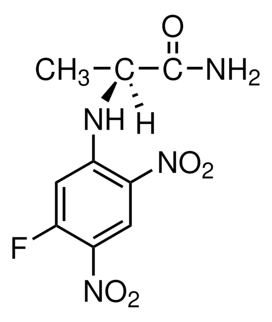 N&#945;-(2,4-Dinitro-5-fluorophenyl)-L-alaninamide for chiral derivatization, LiChropur&#8482;, &#8805;99.0%