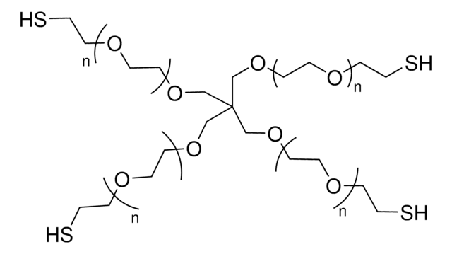 4arm-PEG10K-SH pentaerythritol core, average Mn 10,000