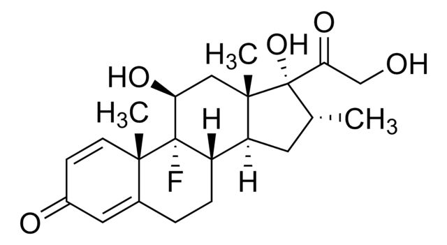 Dexamethasone powder, &#947;-irradiated, BioXtra, suitable for cell culture, &#8805;80% (HPLC)